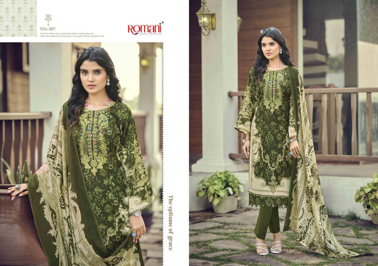 Romani needle wonder vol 8 Dress material suppliers in Kolkata